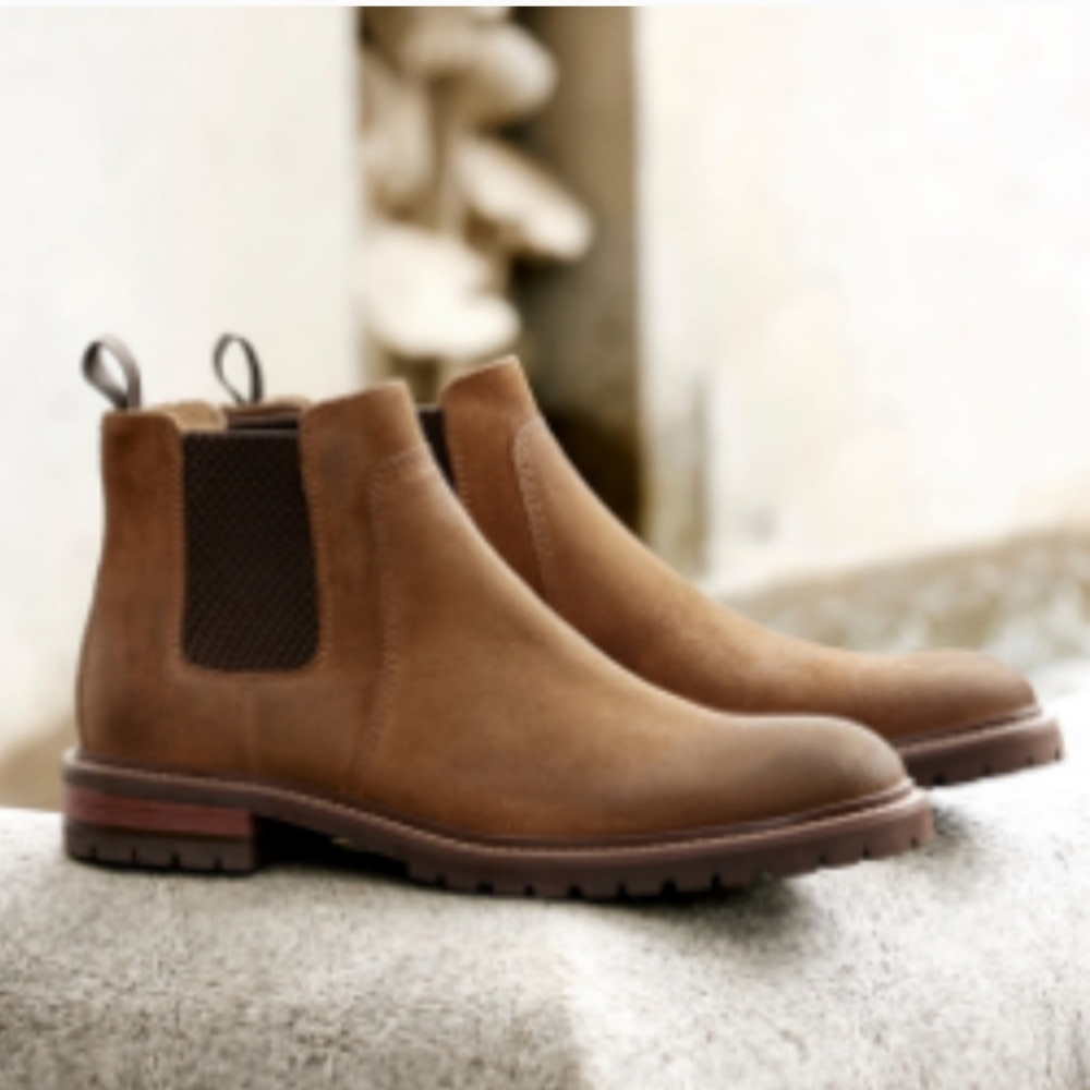 Johnston & Murphy Men's Upton Chelsea Leather Boots